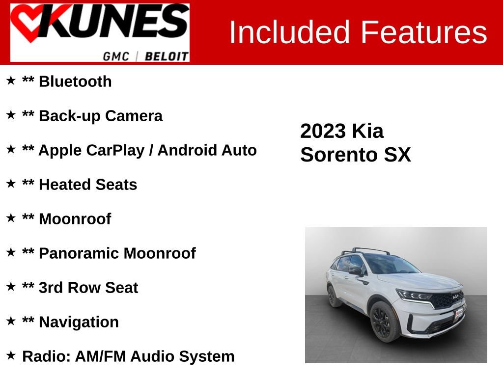 Used 2023 Kia Sorento SX FWD image 2