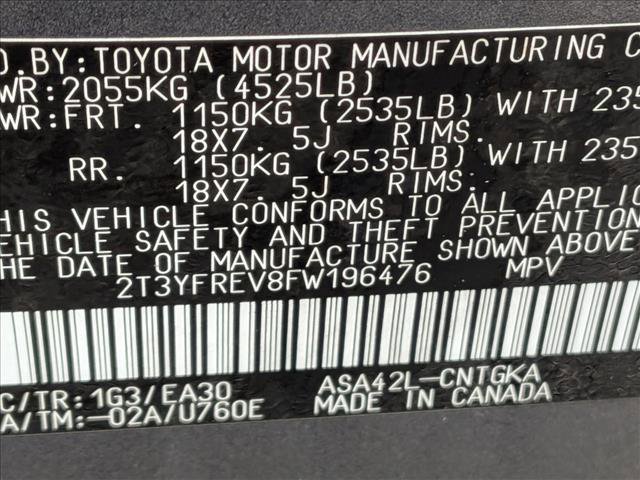 Used 2015 Toyota RAV4 Limited FWD image 15