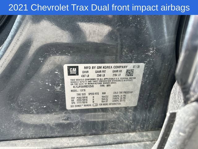 Used 2021 Chevrolet Trax LT w/ LT Convenience Package image 19