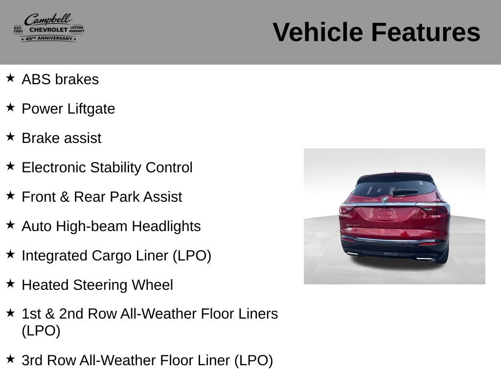Used 2023 Buick Enclave Essence w/ LPO, Floor Liner Package AWD/4WD image 16
