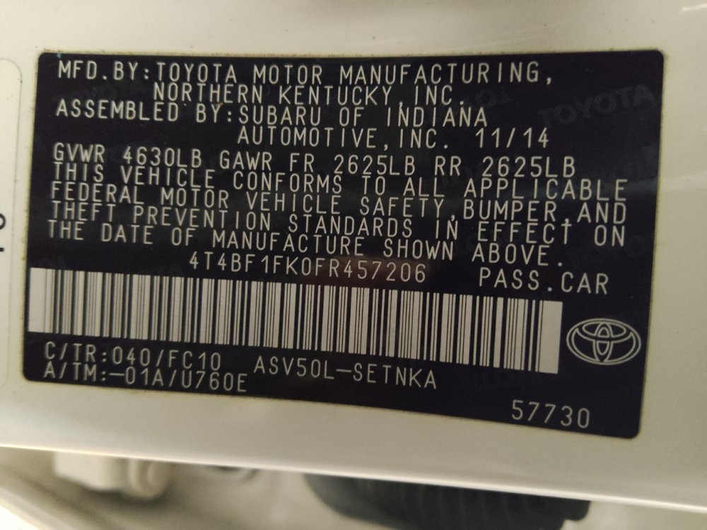 Used 2015 Toyota Camry LE FWD image 33