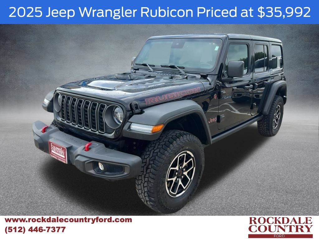 Used 2025 Jeep Wrangler Unlimited Rubicon AWD/4WD image 1