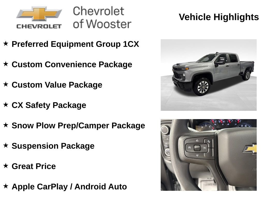 New 2026 Chevrolet Silverado 2500 Custom w/ Custom Value Package AWD/4WD image 2