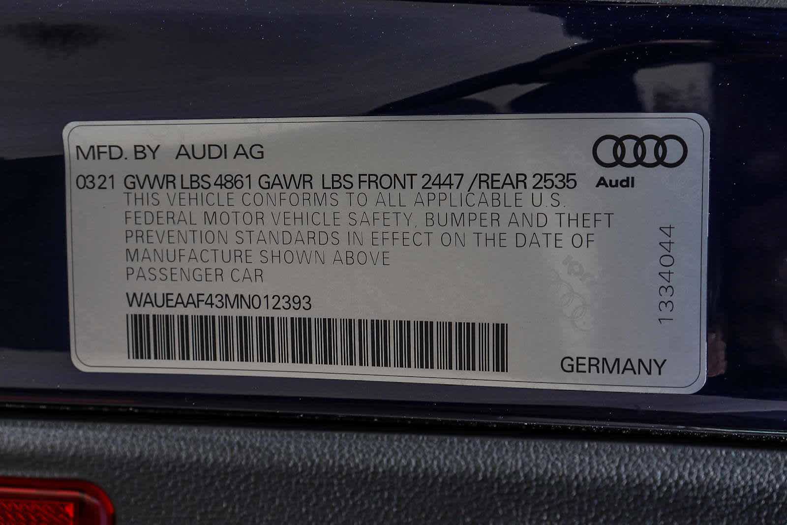 Used 2021 Audi A4 2.0T Premium Plus w/ Premium Plus Package AWD/4WD image 32