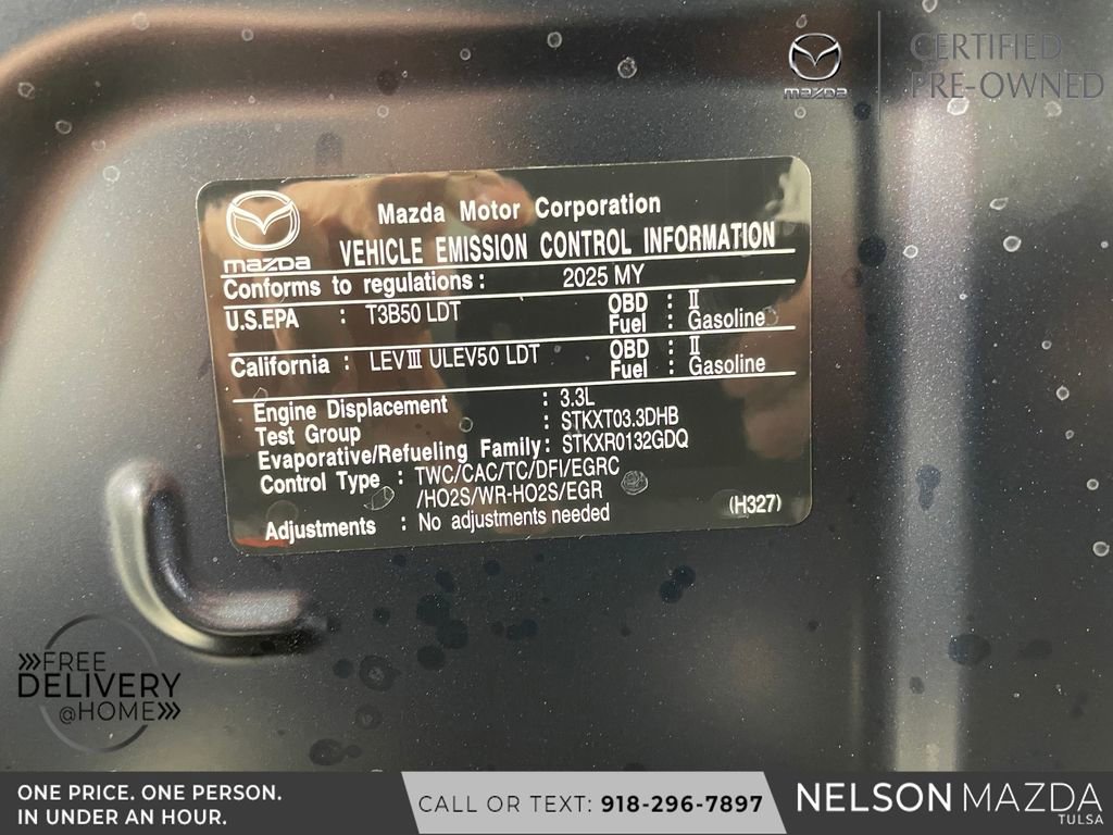 Certified 2025 MAZDA CX-90 3.3 Turbo w/ Preferred Package image 50