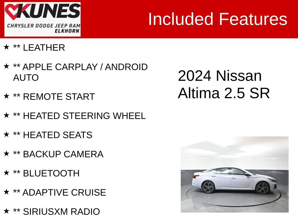 Used 2024 Nissan Altima 2.5 SR FWD image 2