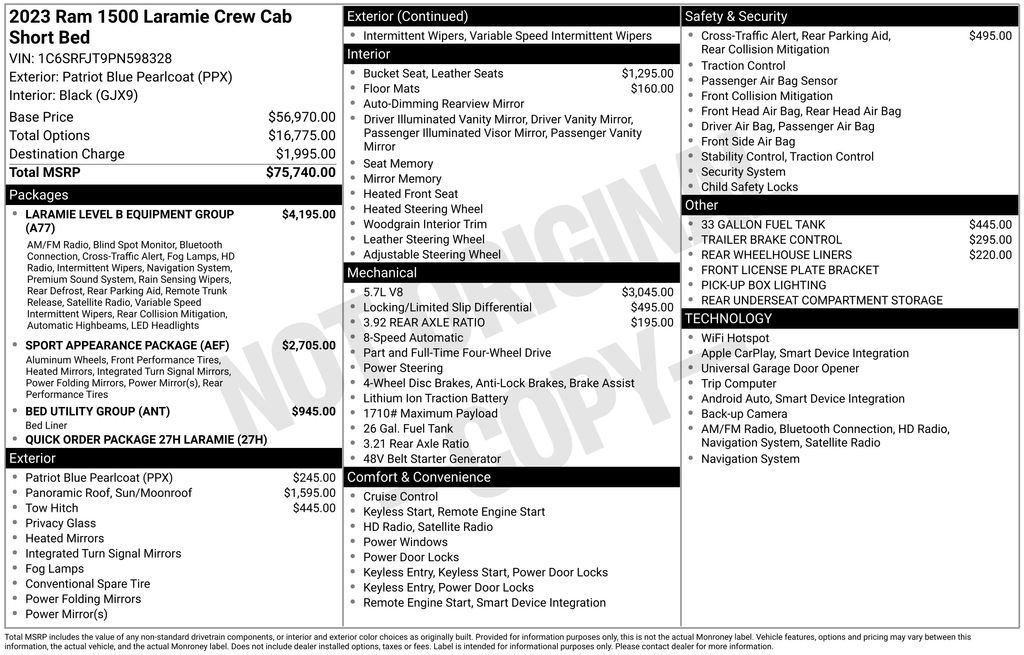 Used 2023 RAM 1500 Laramie image 4