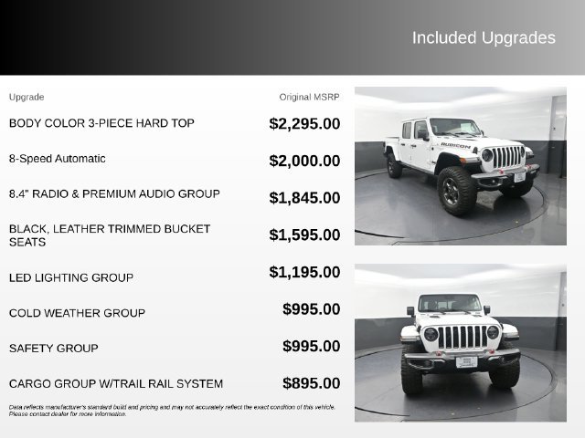 Used 2020 Jeep Gladiator Rubicon AWD/4WD image 4