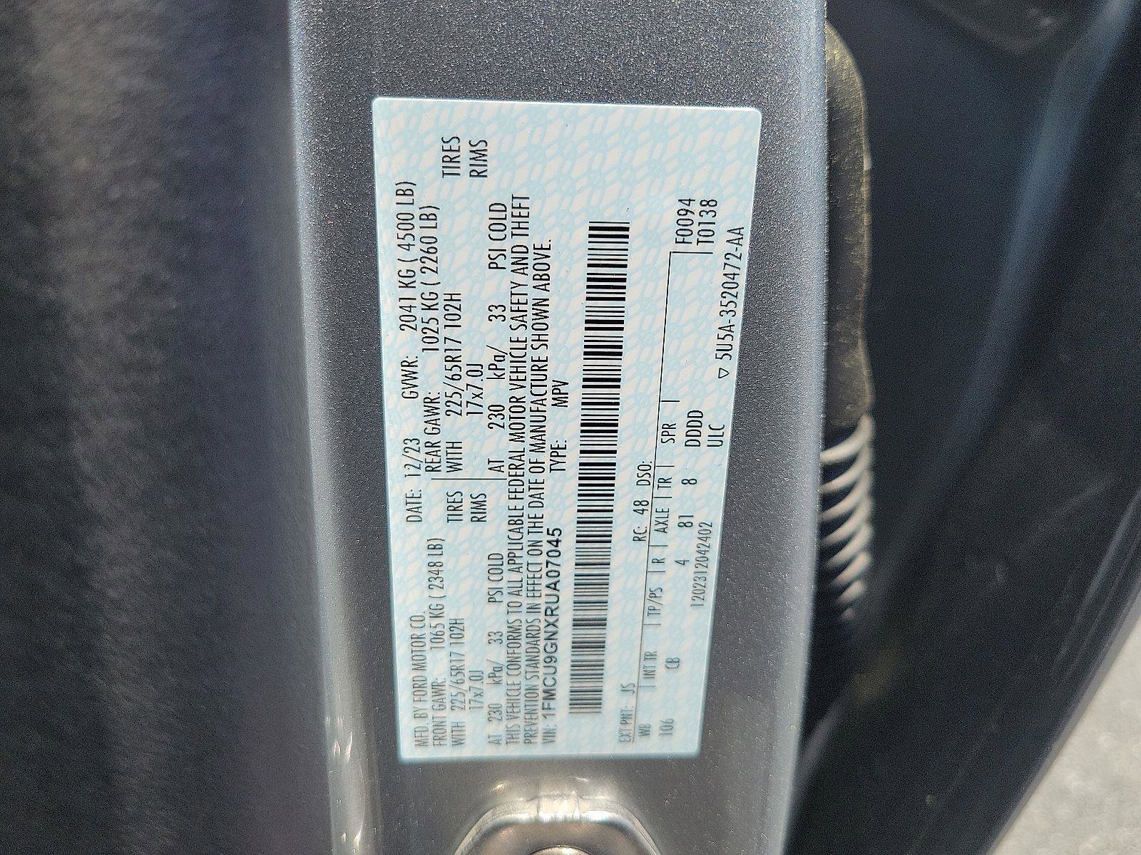 New 2024 Ford Escape Active w/ Tech Pack #2 image 15