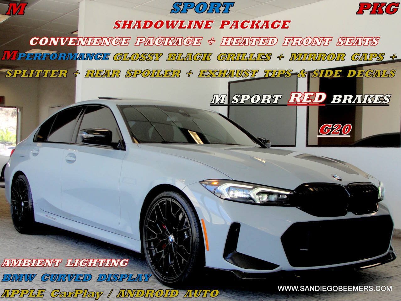 Used 2023 BMW 330i Sedan w/ M Sport Package RWD image 1
