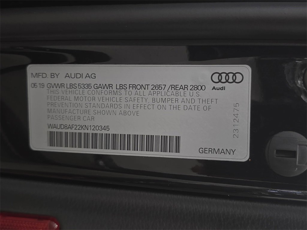 Used 2019 Audi A6 2.0T Premium w/ Convenience Package image 32