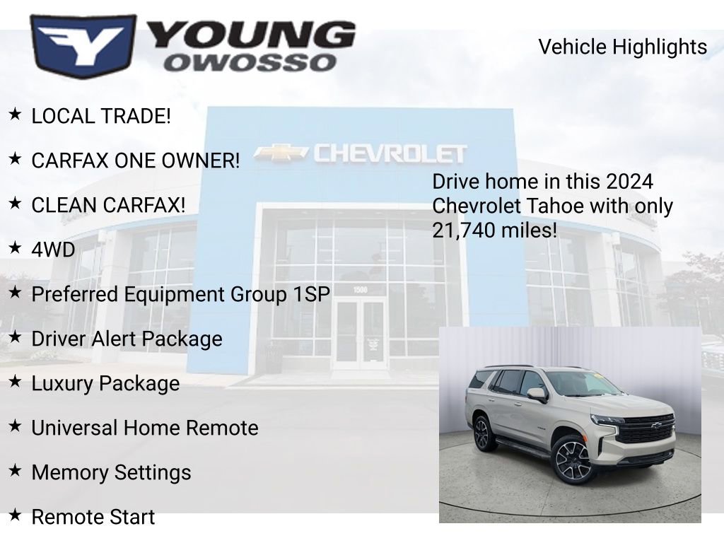 Certified 2024 Chevrolet Tahoe RST w/ Luxury Package image 7