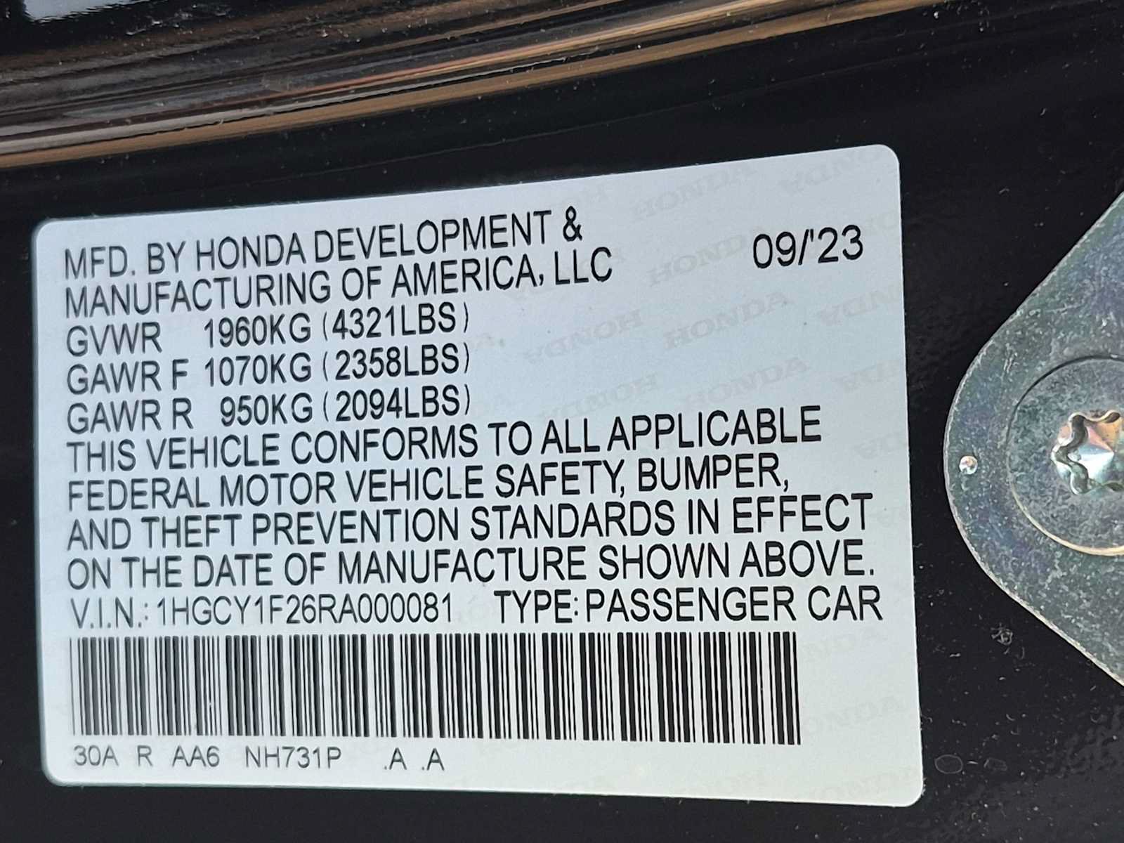 Used 2024 Honda Accord LX image 31