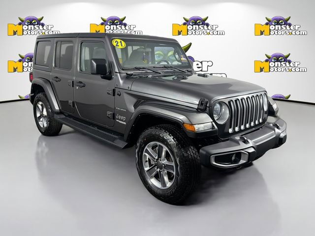 Used 2021 Jeep Wrangler Unlimited Sahara AWD/4WD image 3