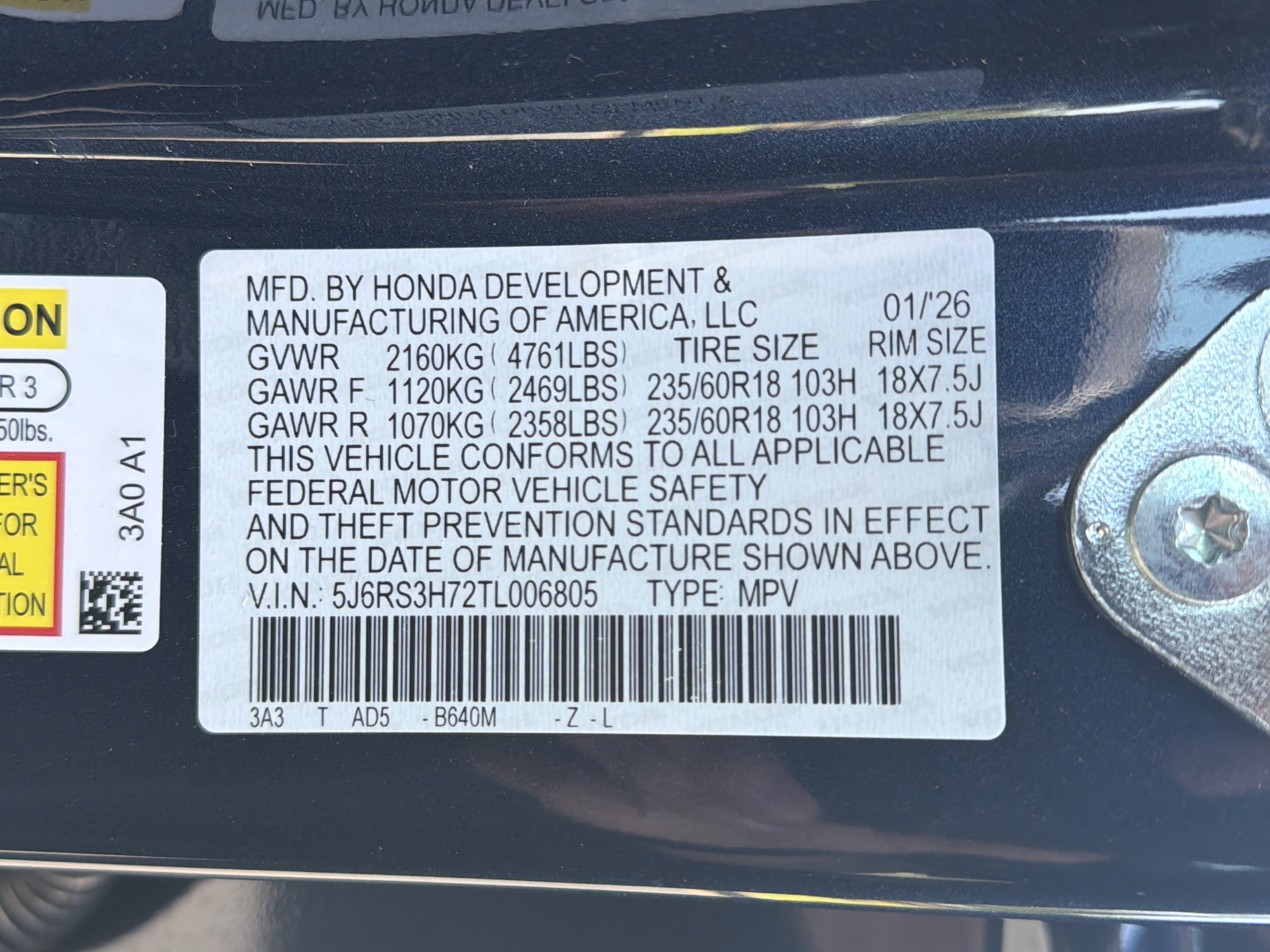 Certified 2026 Honda CR-V EX-L image 19