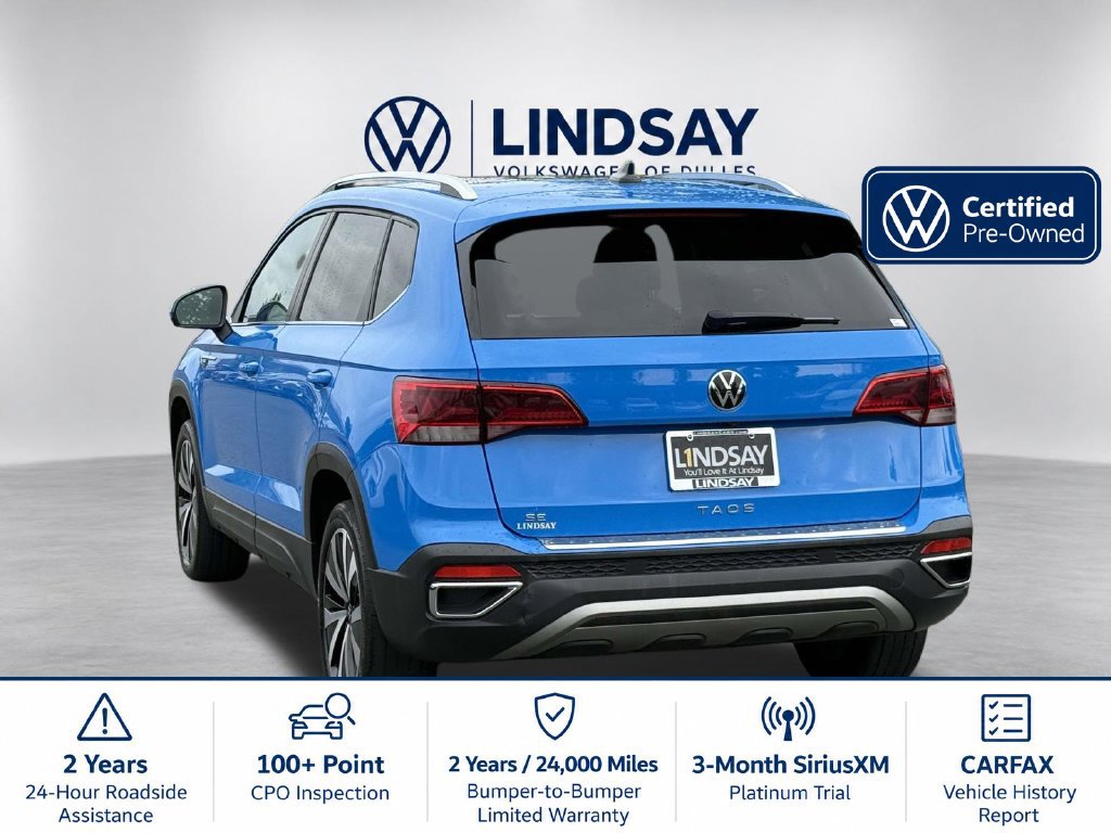 Certified 2023 Volkswagen Taos SE w/ Panoramic Sunroof Package FWD image 4