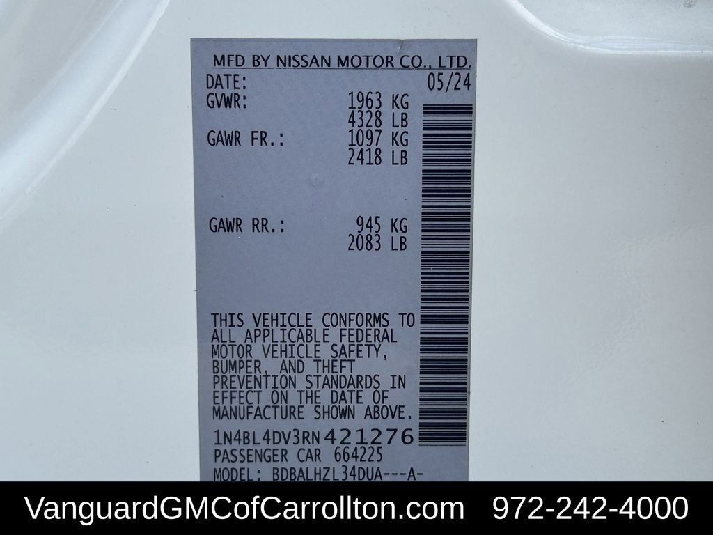 Used 2024 Nissan Altima 2.5 SV image 33