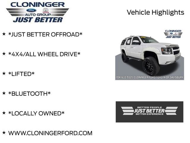 Used 2013 Chevrolet Tahoe LT w/ Suspension Package, Off-Road AWD/4WD image 3