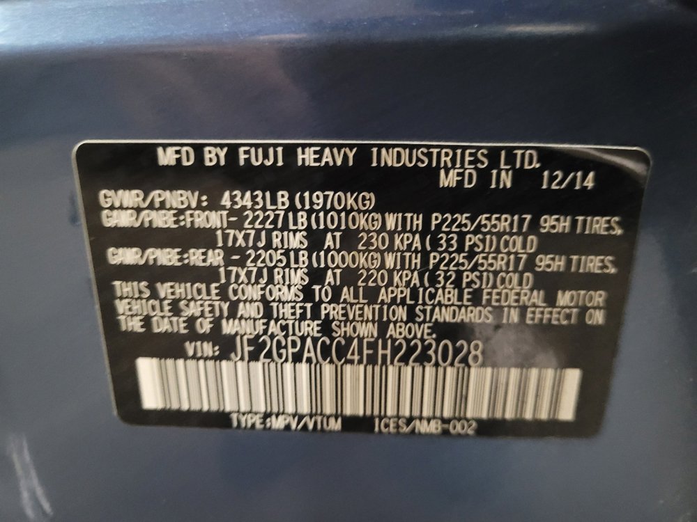 Used 2015 Subaru Crosstrek 2.0i Premium AWD/4WD image 33