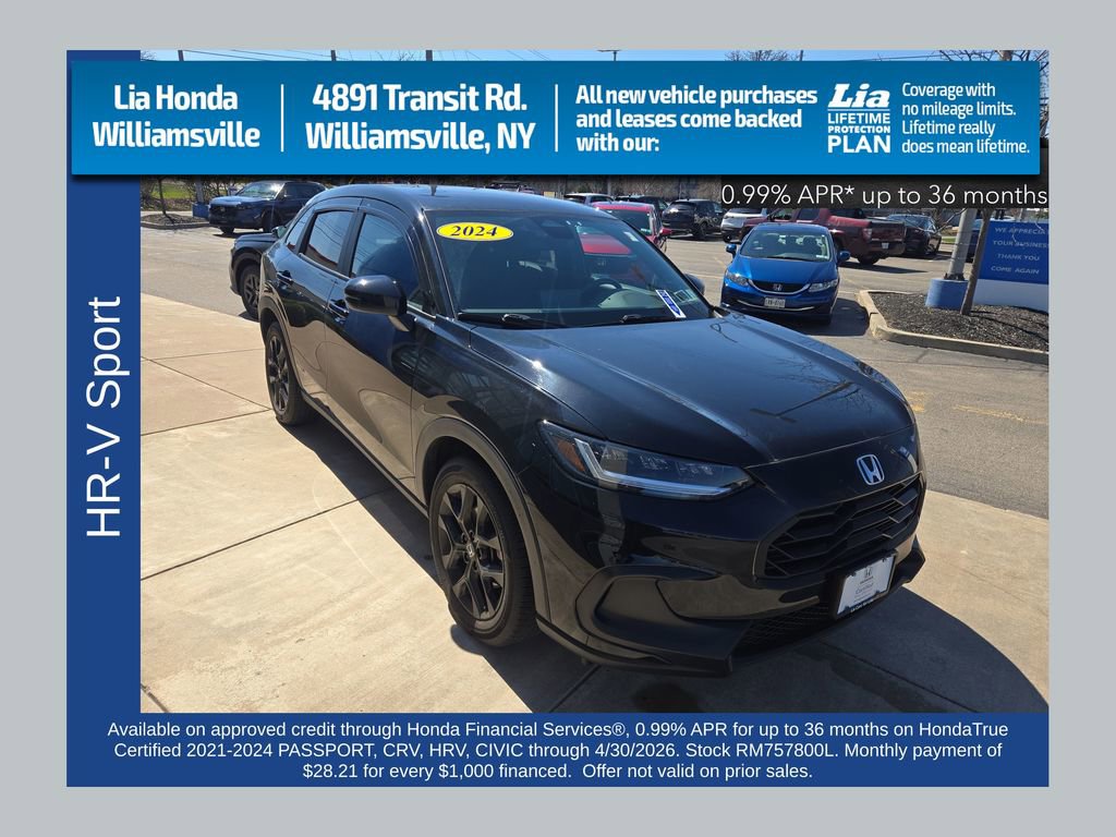 Certified 2024 Honda HR-V Sport image 1