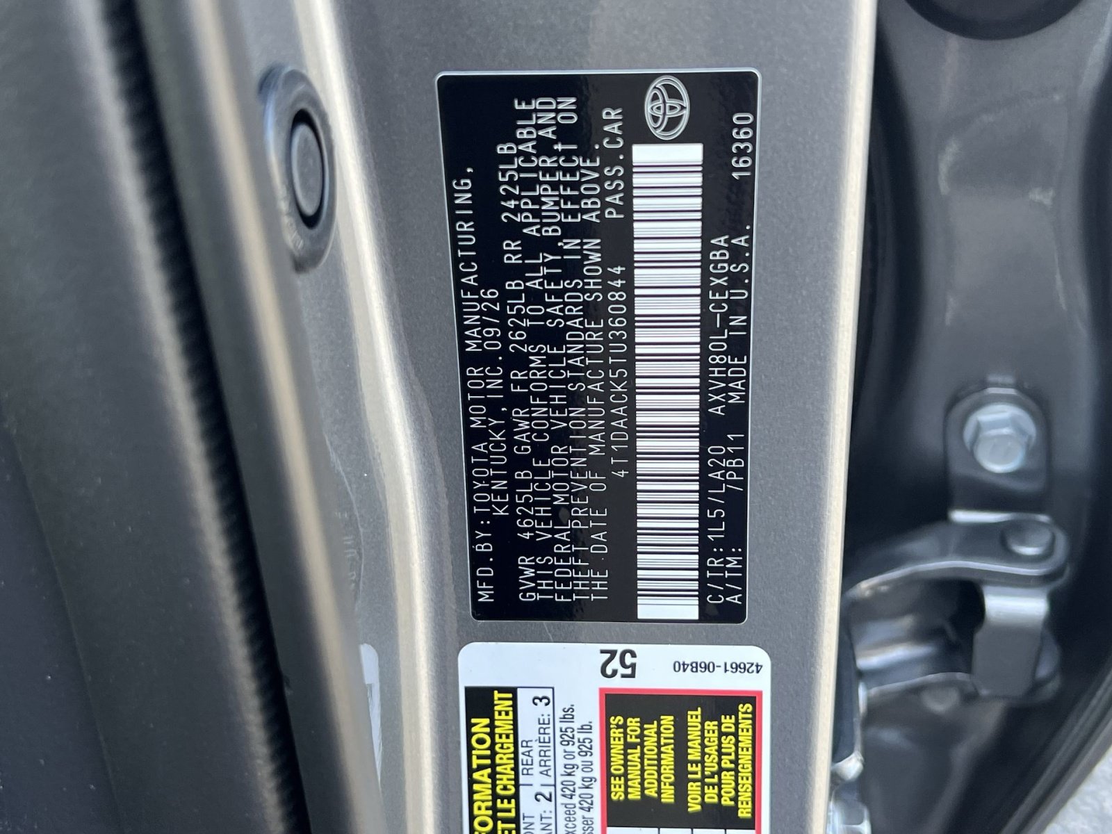New 2026 Toyota Camry XLE FWD image 25