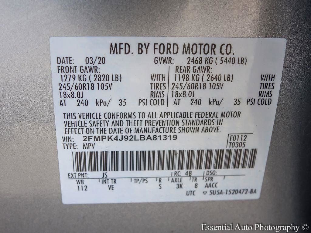 Used 2020 Ford Edge SEL w/ Convenience Package AWD/4WD image 28