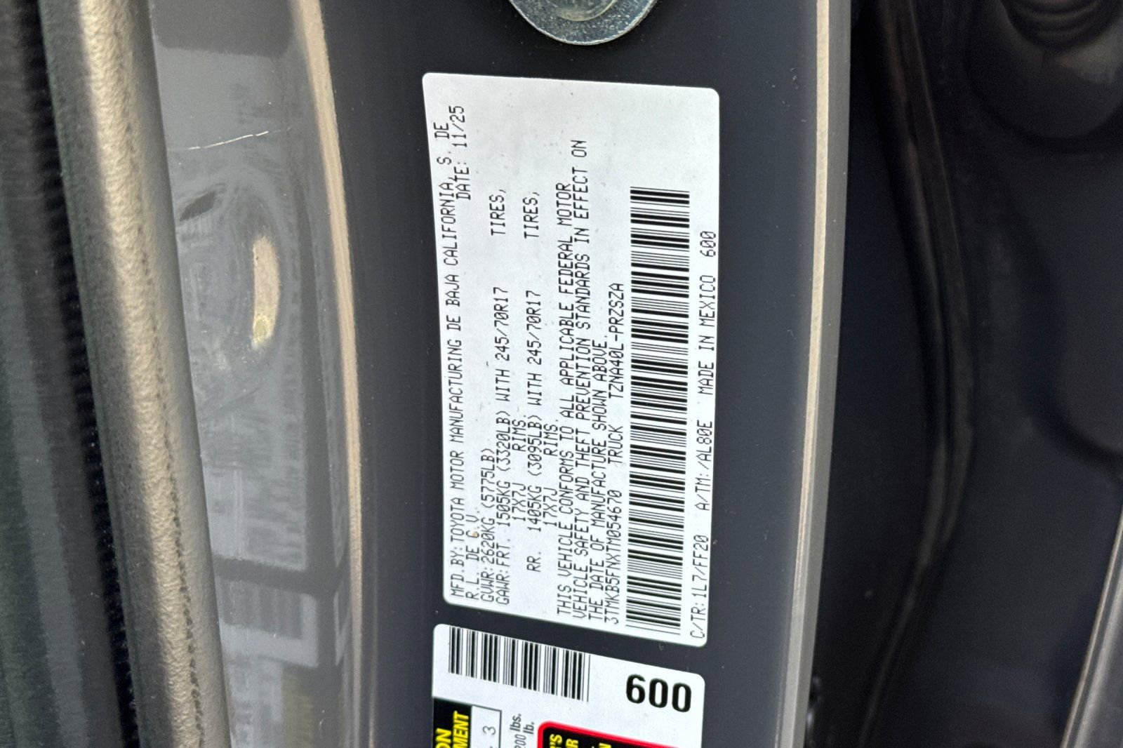 Certified 2026 Toyota Tacoma SR5 image 28