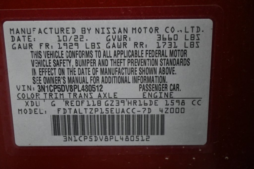 Used 2023 Nissan Kicks SR w/ SR Premium Package FWD image 7
