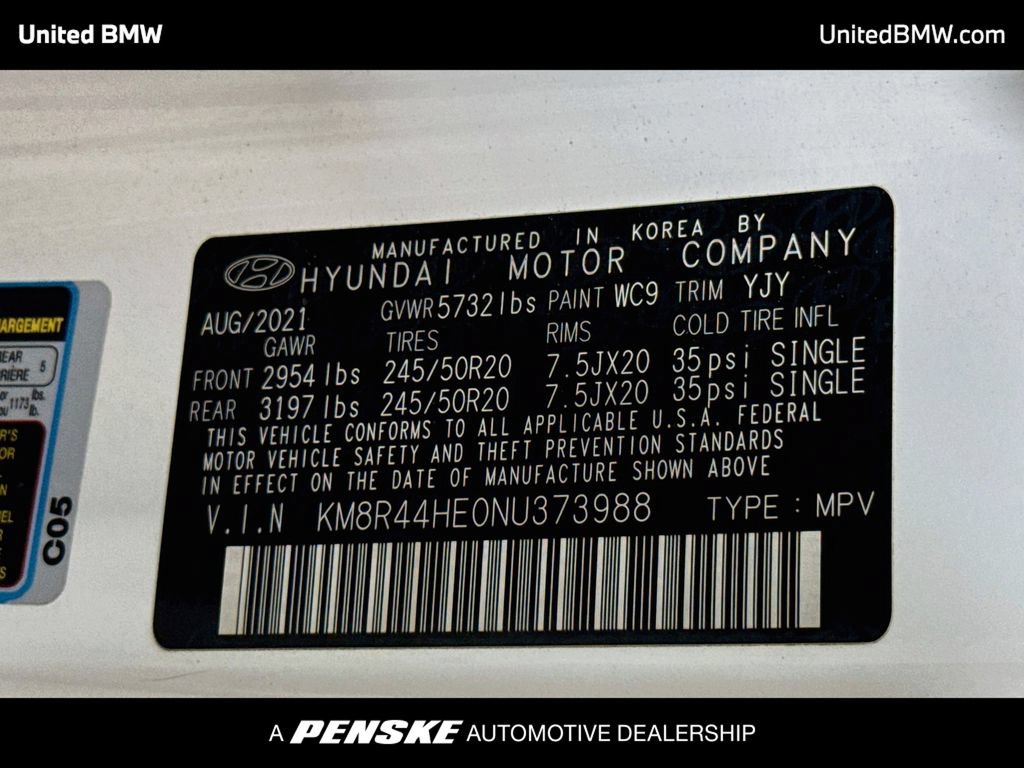 Used 2022 Hyundai Palisade SEL w/ Premium Package FWD image 16