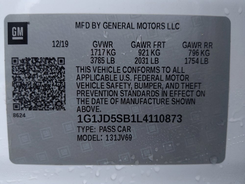 Used 2020 Chevrolet Sonic LT image 33