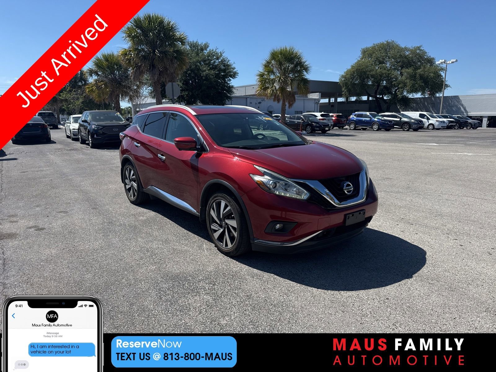 Used 2018 Nissan Murano Platinum AWD/4WD image 1