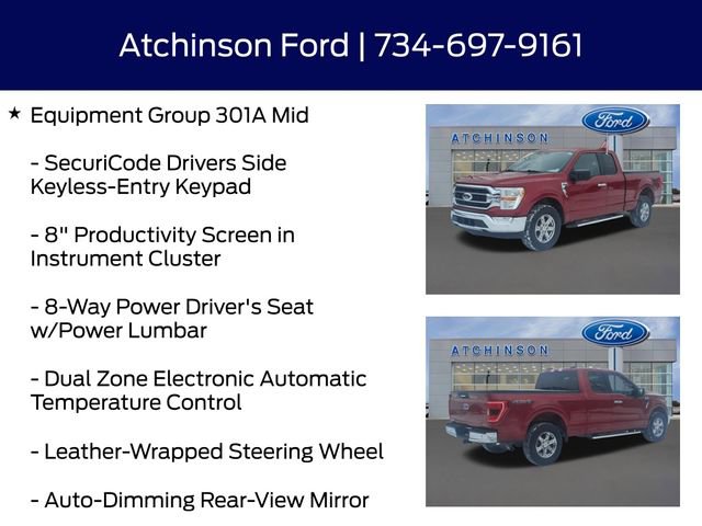 Used 2022 Ford F150 XLT w/ Equipment Group 301A Mid image 12