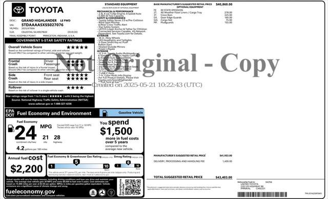 Used 2025 Toyota Grand Highlander FWD image 4