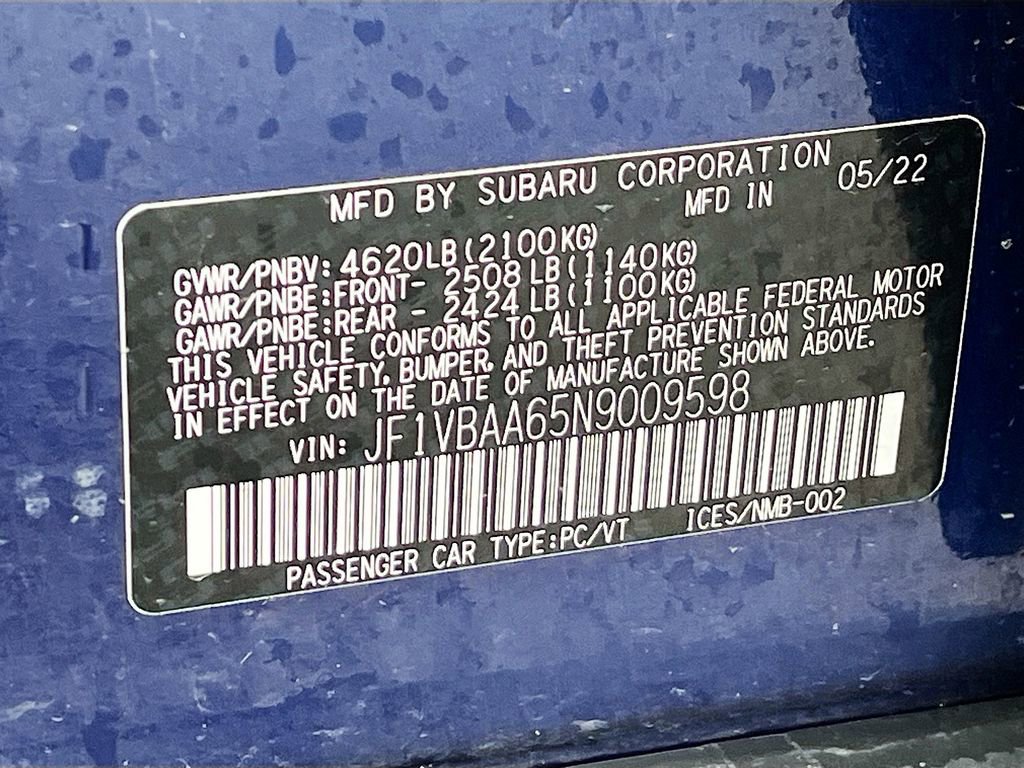 Used 2022 Subaru WRX AWD/4WD image 30
