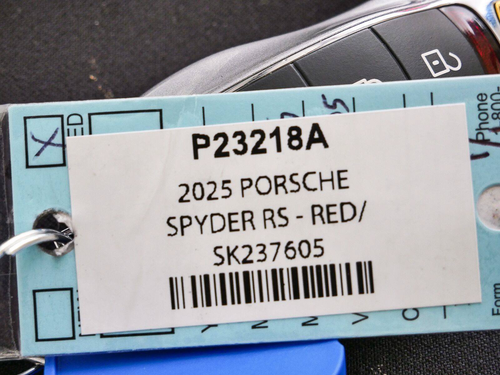 Certified 2025 Porsche 718 Boxster Spyder RS RWD image 37