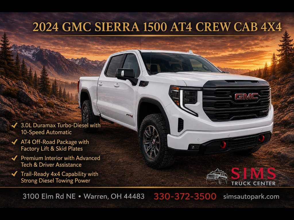 Certified 2024 GMC Sierra 1500 AT4 w/ Technology Package AWD/4WD image 1