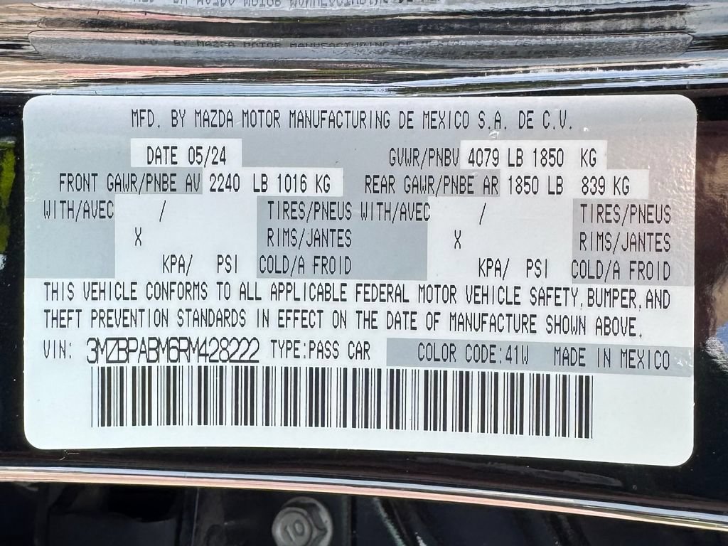 Used 2024 MAZDA MAZDA3 s FWD image 12