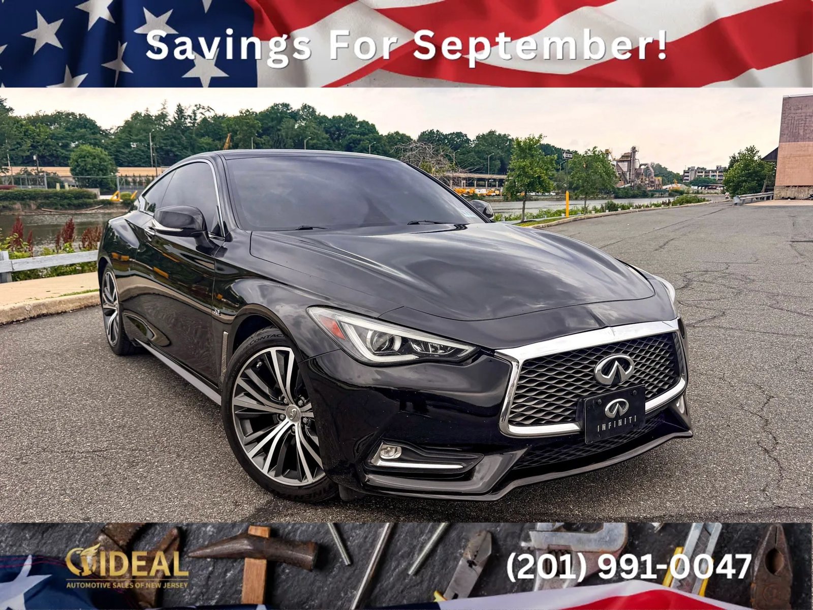 Used 2018 INFINITI Q60 3.0t Luxe AWD/4WD image 1