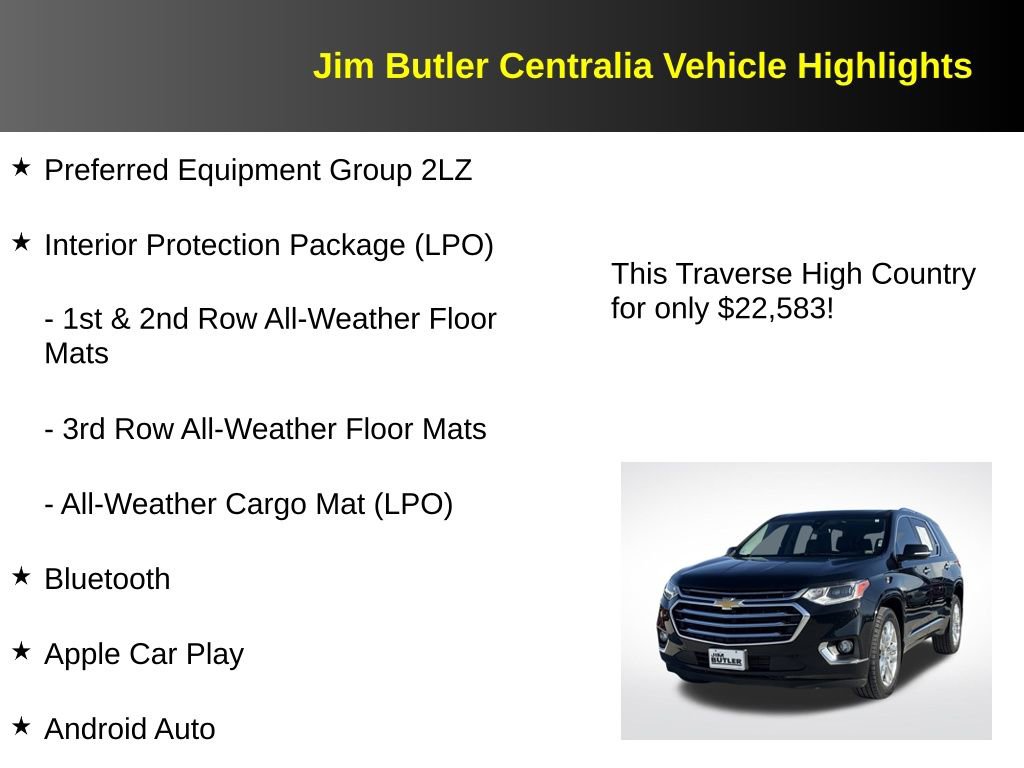 Used 2018 Chevrolet Traverse High Country image 5