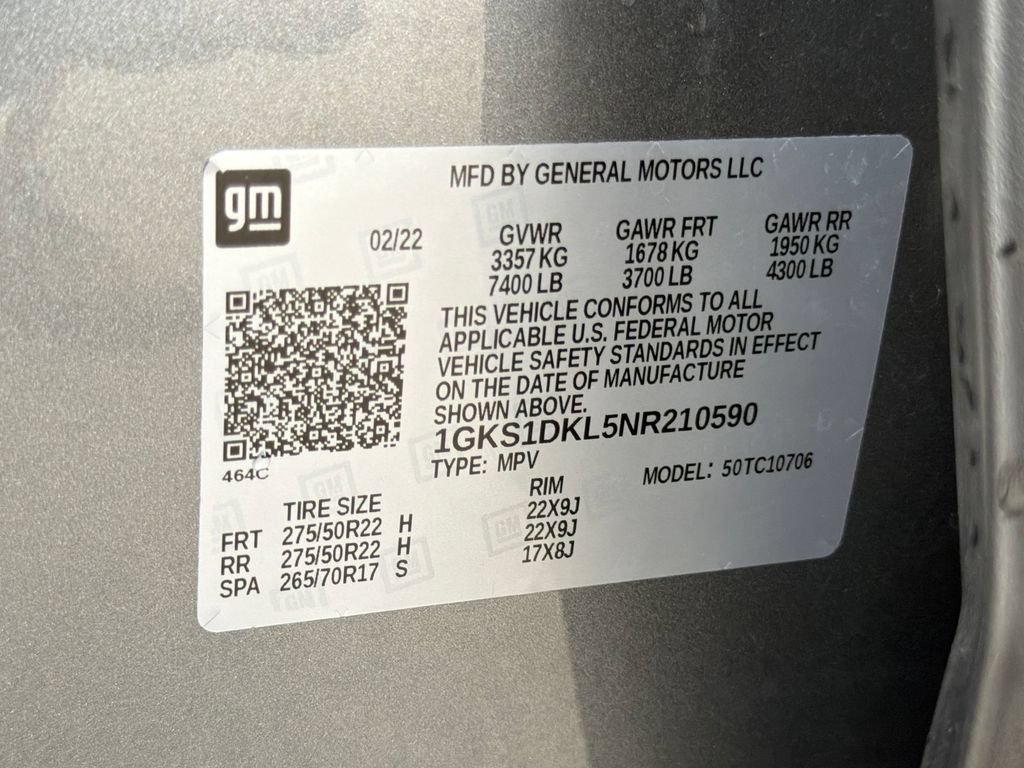 Certified 2022 GMC Yukon Denali RWD image 37