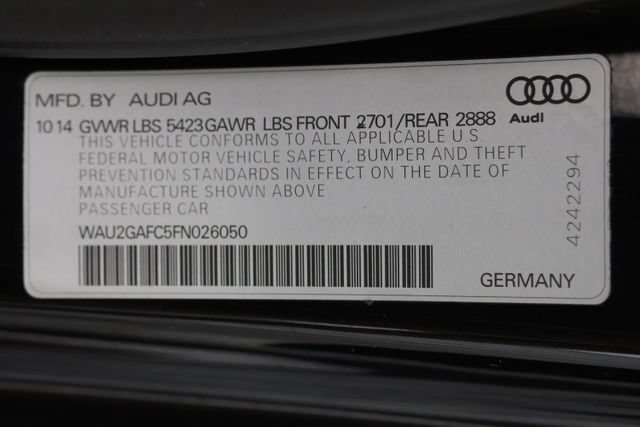 Used 2015 Audi A7 3.0T Prestige w/ Prestige Package AWD/4WD image 29