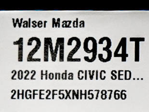 Used 2022 Honda Civic Sport image 27