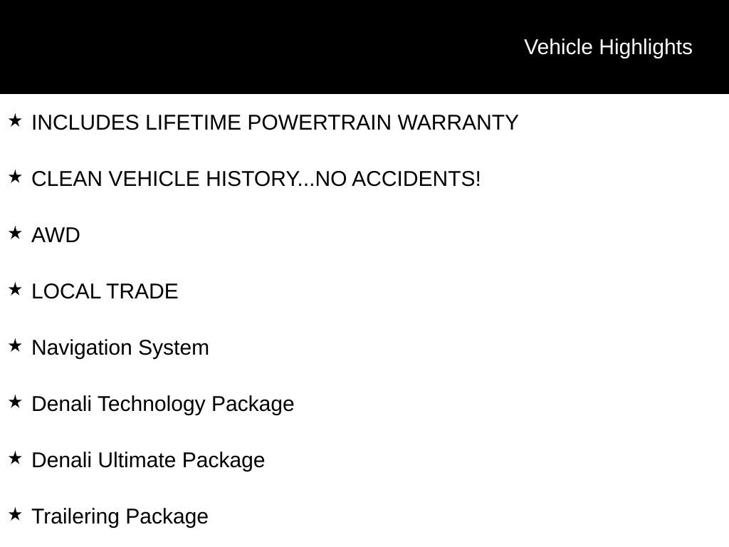 Used 2021 GMC Acadia Denali w/ Denali Ultimate Package