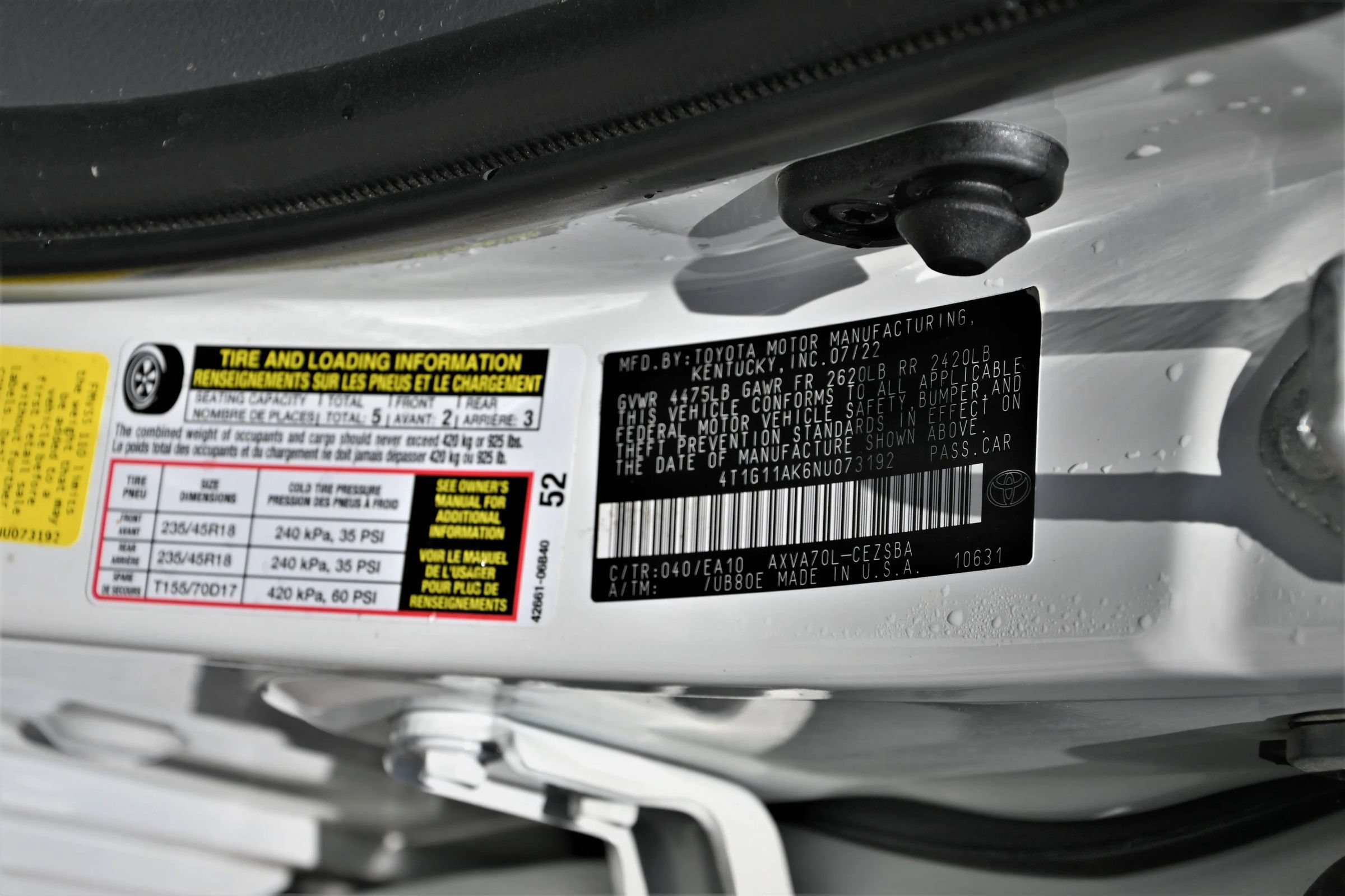 Used 2022 Toyota Camry SE FWD image 15