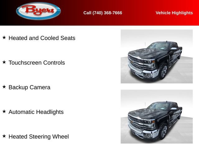 Used 2018 Chevrolet Silverado 1500 LTZ w/ Sport Package image 10