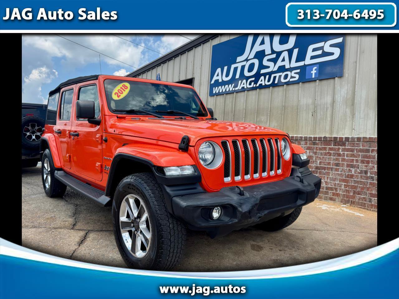 Used 2018 Jeep Wrangler Unlimited Sahara