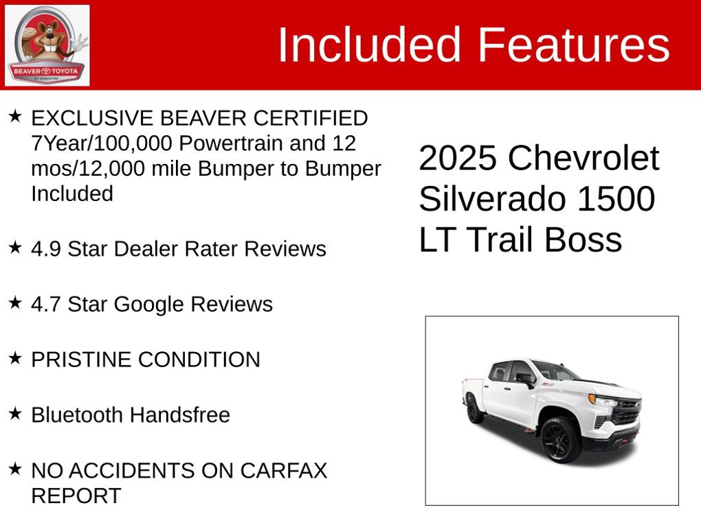 Used 2025 Chevrolet Silverado 1500 LT Trail Boss AWD/4WD image 4