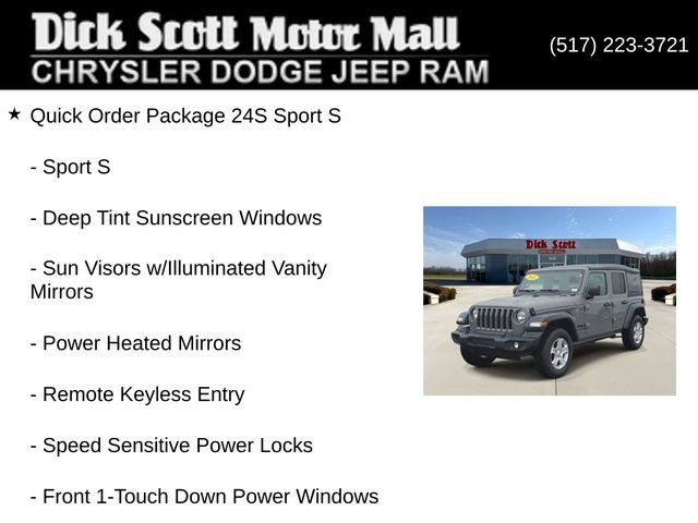 Used 2022 Jeep Wrangler Unlimited Sport AWD/4WD image 17