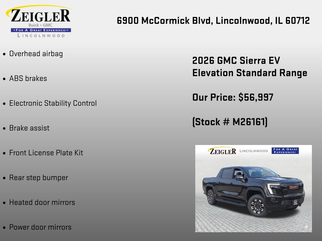 New 2026 GMC Sierra EV Elevation AWD/4WD image 18