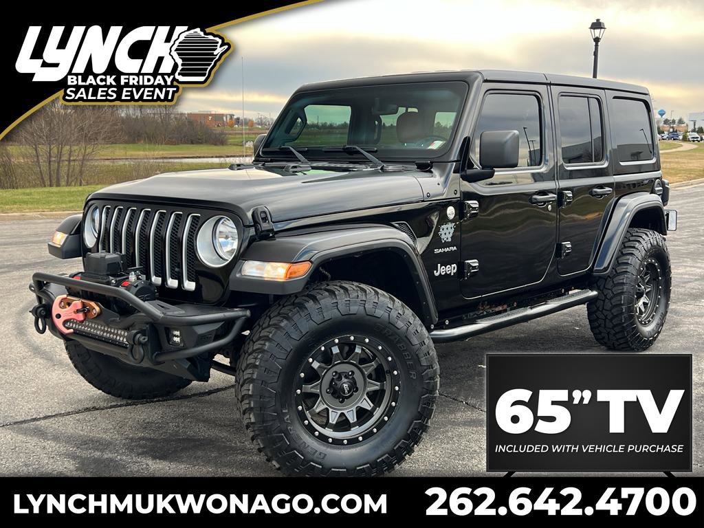 Used 2018 Jeep Wrangler Unlimited Sahara w/ Uconnect 4C Nav & Sound Group